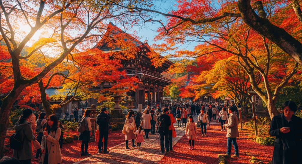 お寺 紅葉