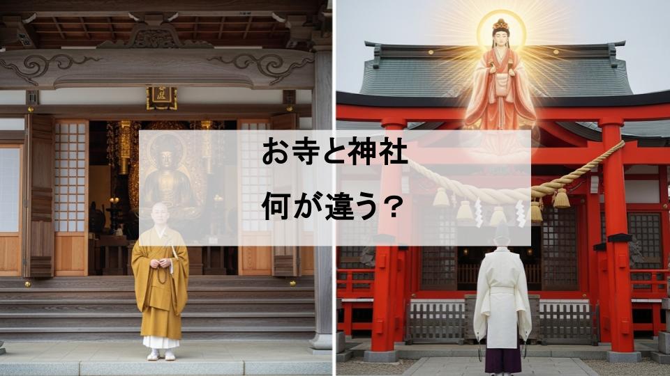 お寺　神社　違い