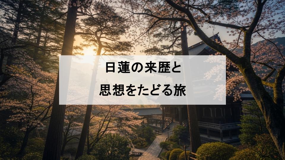 日蓮　来歴