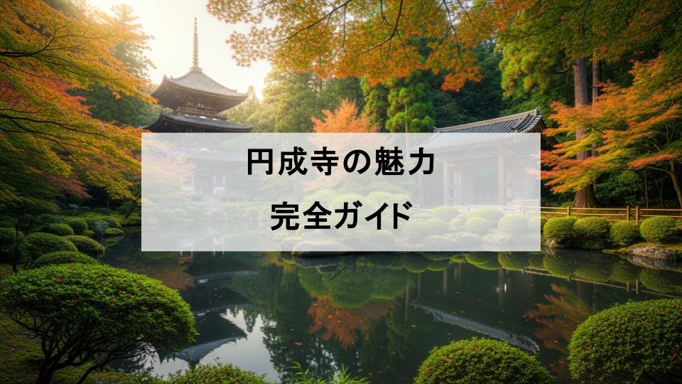 円成寺　圓成寺　魅力